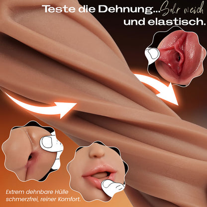 【10 $ Rabatt – Nur 3 Tage!】Bestvibe Pro – 3 austauschbare Sleeves, drei einzigartige Lust-Erlebnisse, 5 Saugstufen & 10 Vibrationsmodi
