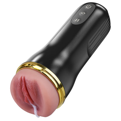 5 Sucking 10 Vibrating Simulated Vagina Eingang Männliche Masturbation Cups