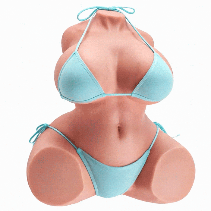 Elira – Ultra-leichter 2,75 kg wasserdichter Silikon-S-Kurven-Torso-Masturbator mit Doppelkanälen, stabiler Rear-Entry-U