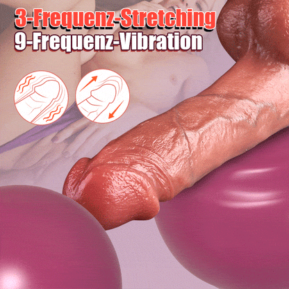 Neil - Wald 9 Vibrieren 3 Stoßen 3 Rotieren Realistischer Dildo Vibrator 22,5 cm Heizung