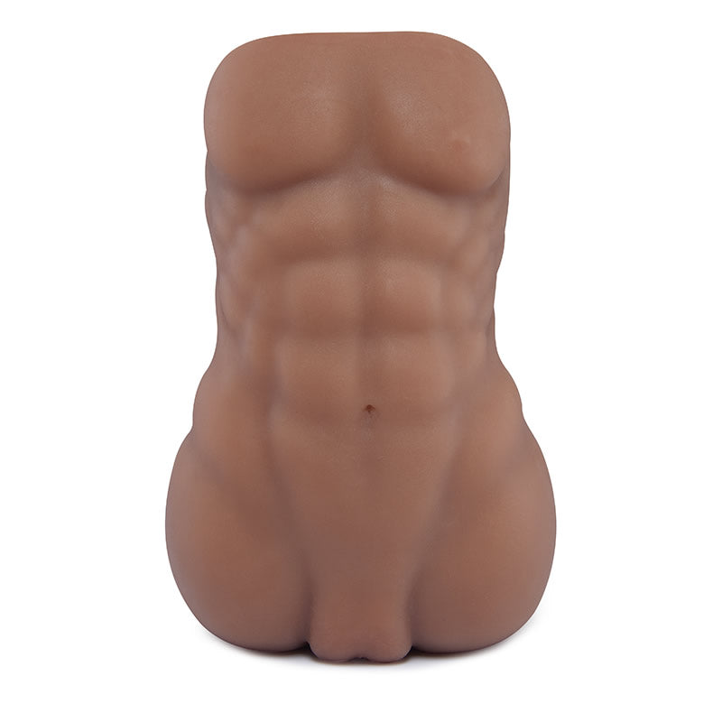 Echtgetreuer dunkler männlicher Anus-Simulationsdildo, 0,8 kg