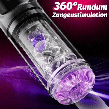 Vortex - 7 Saugen Dual-Temperatur SPA Boner Enlarger 7 Rotierende 360° Massage Masturbator