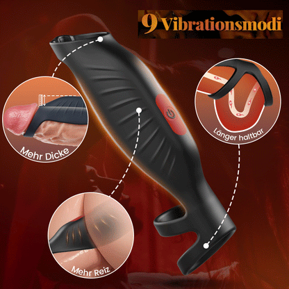 【Heiße neue Produkte】SemenSentry - ocheffizienter Penisring durch Vibration mit 9 Frequenzen