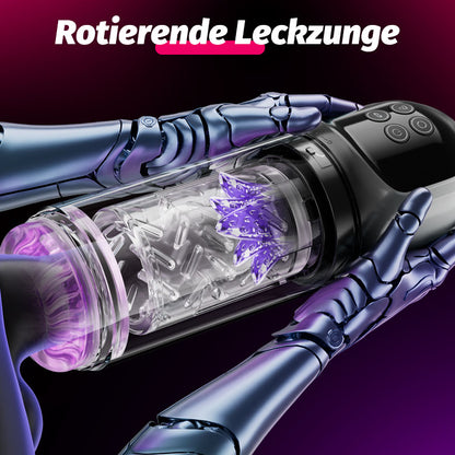 Vortex - 7 Saugen Dual-Temperatur SPA Boner Enlarger 7 Rotierende 360° Massage Masturbator