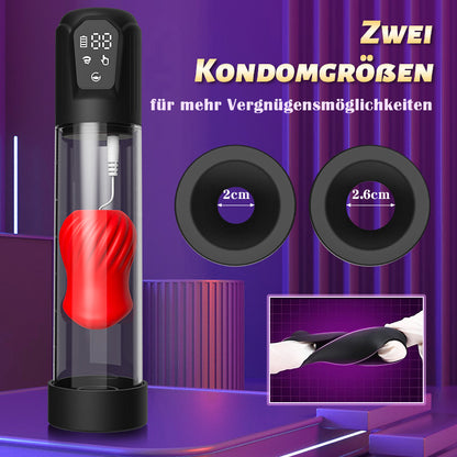 5 Saugen 7 Vibrationsgurte mit 2 Peniskondome Penispumpe