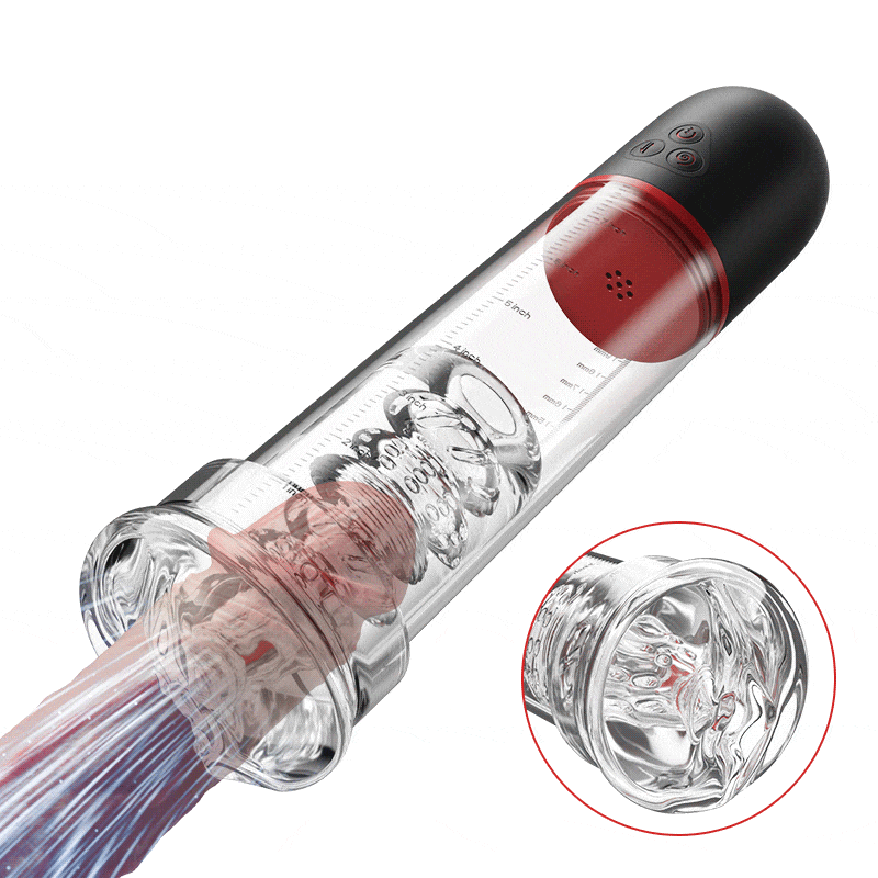 S-HANDE - 2 IN1 9 Vibration 3 Saugmodi Penispumpe S-HANDE