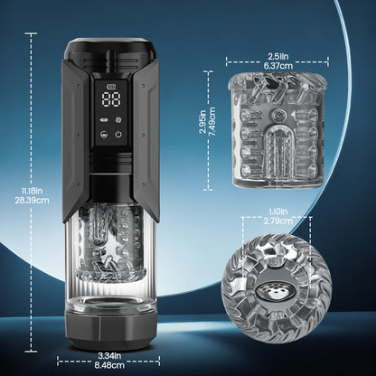 King -100% Wasserdicht 4 IN 1 Automatischer Masturbator für Männer
