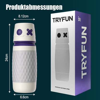 【Freies Gleitmittel】NOVA-Mechanischer Mate 3 Saugen 4 Vibrieren APP-gesteuert Männlicher Masturbator