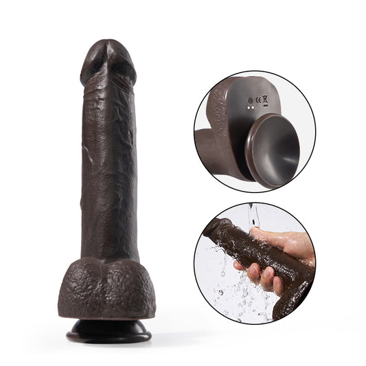 18 CM Realistischer Dildo 3 Stoßen 5 Vibrieren