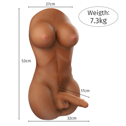 【Bella】E-CUP Big Breast & Penis Männliche Shemale Liebespuppen
